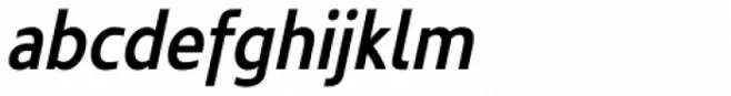 Kyrial Sans Pro Condensed SemiBold Italic