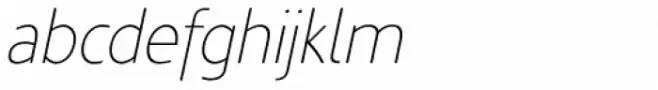 Kyrial Sans Pro Condensed UltraLight Italic