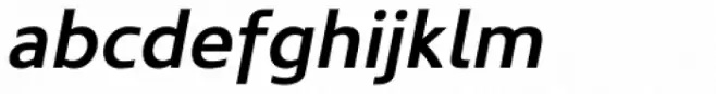 Kyrial Sans Pro SemiBold Italic