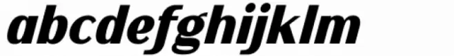 La Bisane Extra Bold Italic