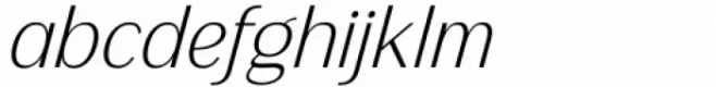 La Bisane Extra Light Italic