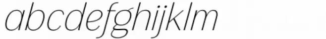 La Bisane Thin Italic