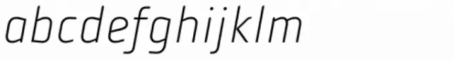 La Casa Thin Italic
