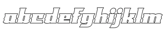 Larof Outline Slant