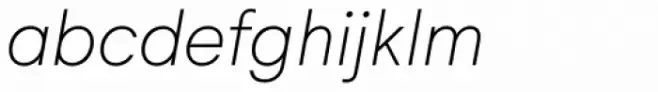 Larsseit Thin Italic