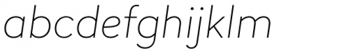 Lasiver Thin Italic