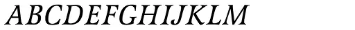 Latienne URW Italic SC