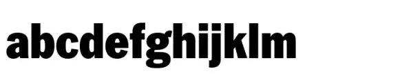 Latino Gothic Condensed Black