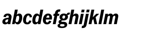 Latino Gothic Condensed Bold Italic
