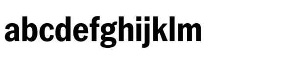 Latino Gothic Condensed Bold