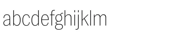 Latino Gothic Condensed ExtraLight