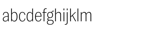 Latino Gothic Condensed Light