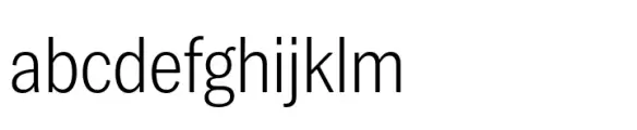 Latino Gothic Condensed Regular