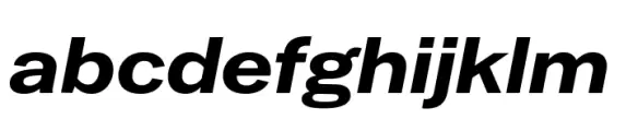 Latino Gothic Expanded Bold Italic