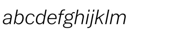 Latino Gothic Regular Italic