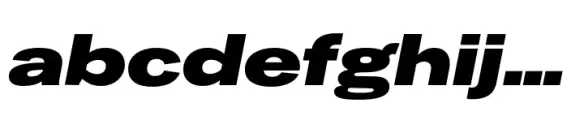Latino Gothic Wide Black Italic
