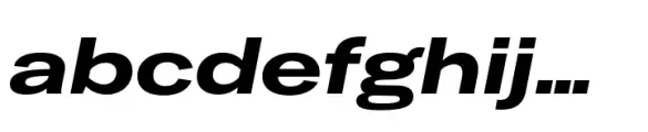 Latino Gothic Wide Bold Italic