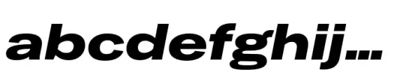 Latino Gothic Wide ExtraBold Italic
