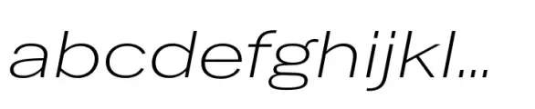 Latino Gothic Wide Light Italic