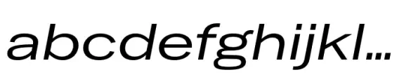 Latino Gothic Wide Medium Italic