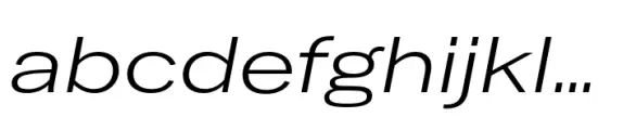 Latino Gothic Wide Regular Italic