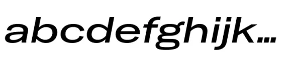 Latino Gothic Wide SemiBold Italic