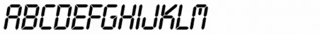 LCD SH Italic