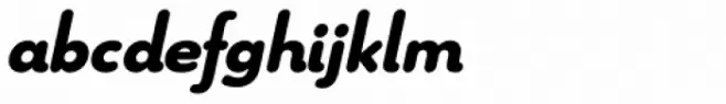 Le Havre Rounded Black Italic