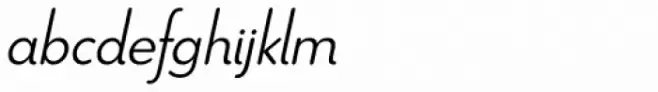 Le Havre Rounded Light Italic