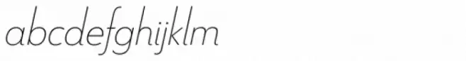 Le Havre Thin Italic