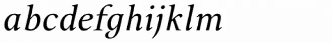 Lectio B Light Italic