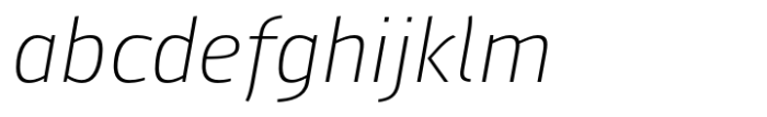 Lecturia Extra Light Italic