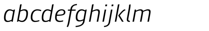 Lecturia Light Italic