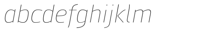 Lecturia Thin Italic