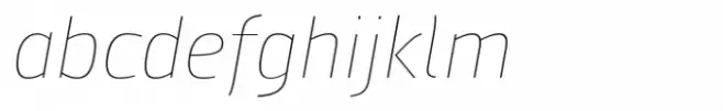 Lecturia Thin Italic
