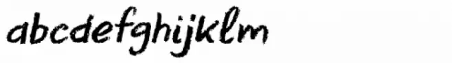 Leftover Crayon Italic