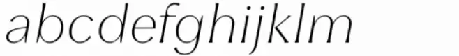 Leifa Extra Light Italic