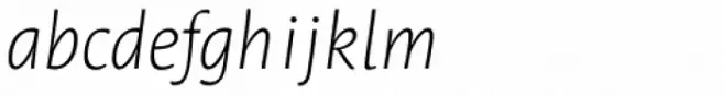 Leksa Sans ExtraLight Italic