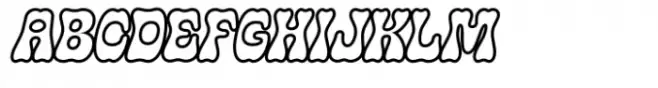 Lemon Squish Outline Bold Italic