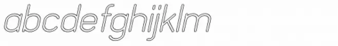 Lemonite Hollow Italic