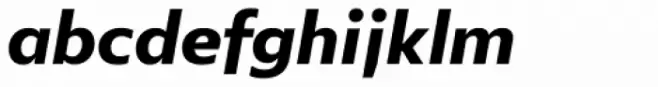 Lexis Alt Extra Bold Italic
