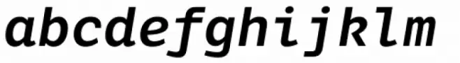 LFT Etica Mono Semibold Italic