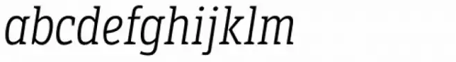 LFT Etica Sheriff Condensed Light Italic