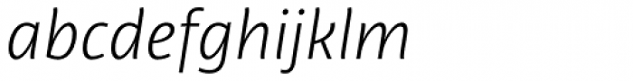 Libertad Light Italic