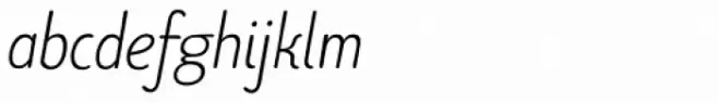 Limes Sans Light Italic