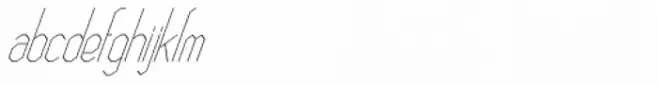 Lineam Italic Thin
