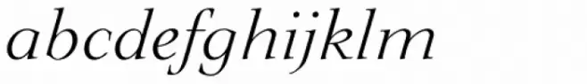 Lingwood TS Light Italic