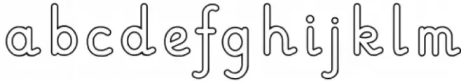 Linkpen Primary Print Outline Regular