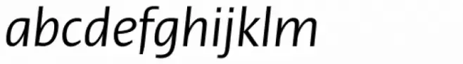 Linotype Ergo Pro Condensed Italic