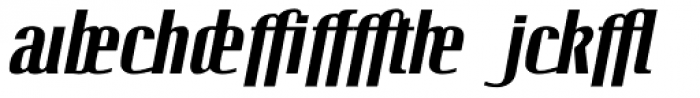 Linotype Octane Bold Italic Addition